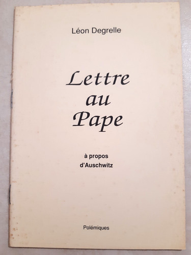 Lettre pape propos - lettre, au