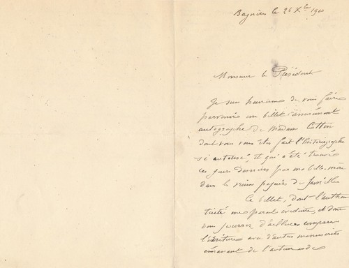 Propos un billet - propos, d’un